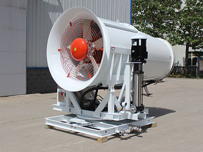 远程雾炮机的压力怎么调节？