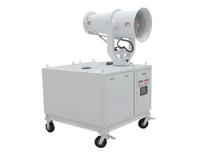 除尘雾炮机可有效改善工地施工环境