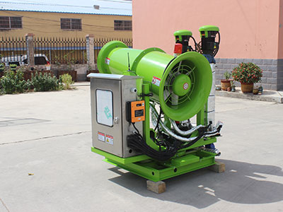 建筑垃圾破碎站使用环保降尘雾炮机效果如何呢？