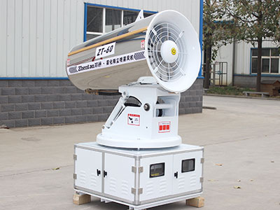 抑尘雾炮机的设备配件都有什么？具备什么特点？