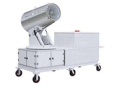 郑通风机新款手推箱体式雾炮机，大容量水箱，喷雾时间持久