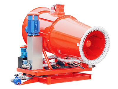 煤场雾炮机是如何防治工矿行业的粉尘污染呢？