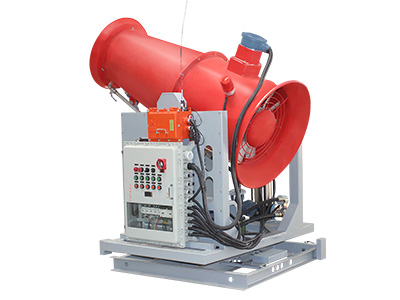 郑通防爆雾炮机安全等级高，使用范围广