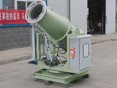 郑通风机新款高压细雾雾炮机产品展示