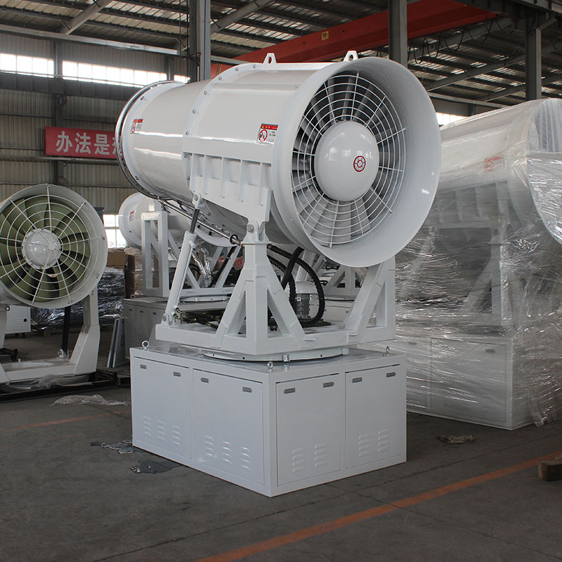 降尘雾炮机的电源及水源是怎么接的？