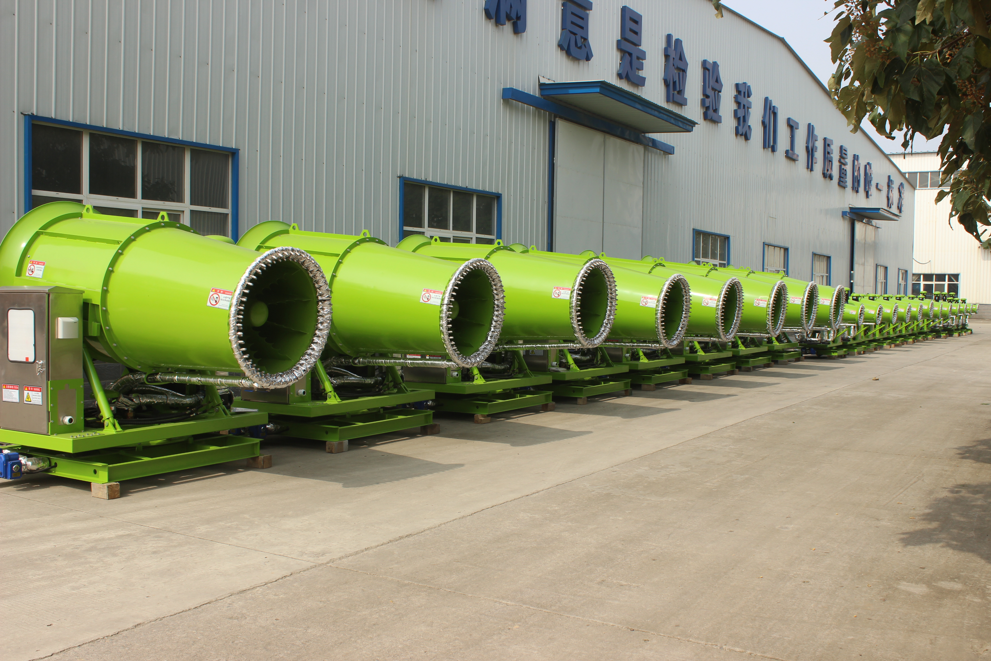 如何正确的使用固定式远程雾炮机？