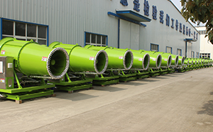 全自动降尘雾炮机在钢铁厂起到什么作用？