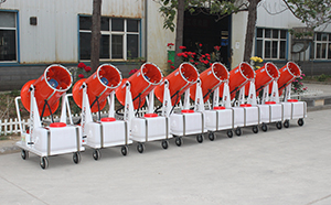 郑通风机研发的移动式雾炮机成功出圈，你知道是为什么吗？