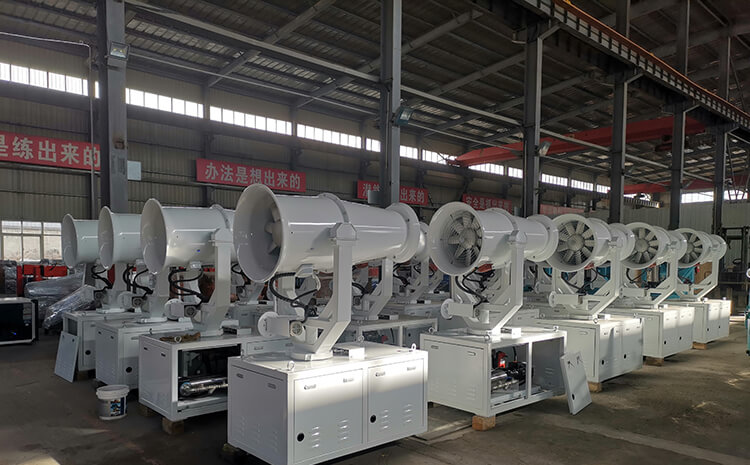 雾炮机抑尘的原理是什么?