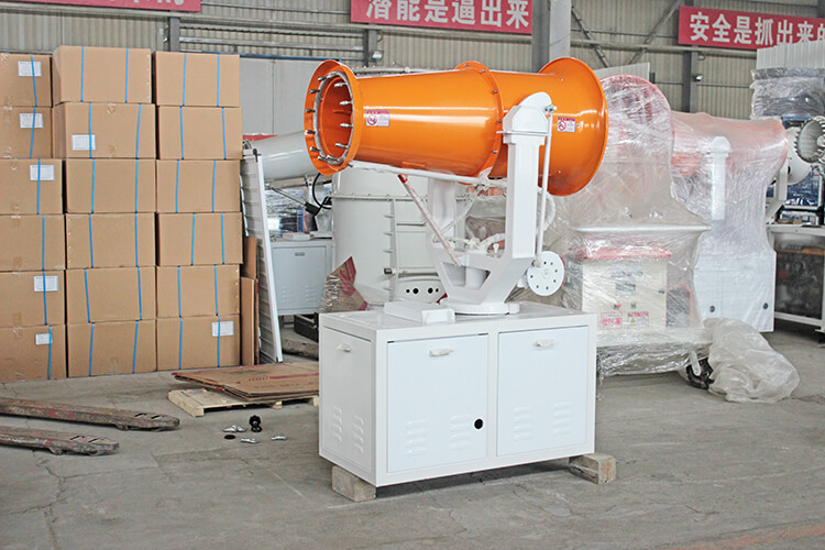 车载全自动雾炮机在工地除尘中有什么作用?