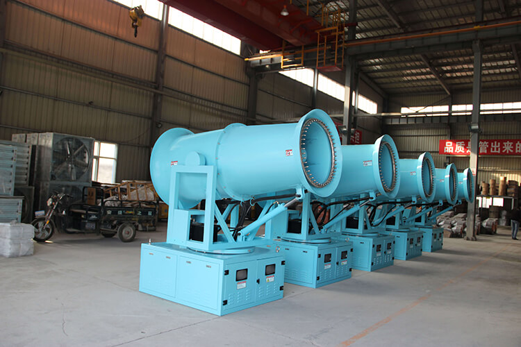 车载全自动雾炮机怎样进行喷雾作业？