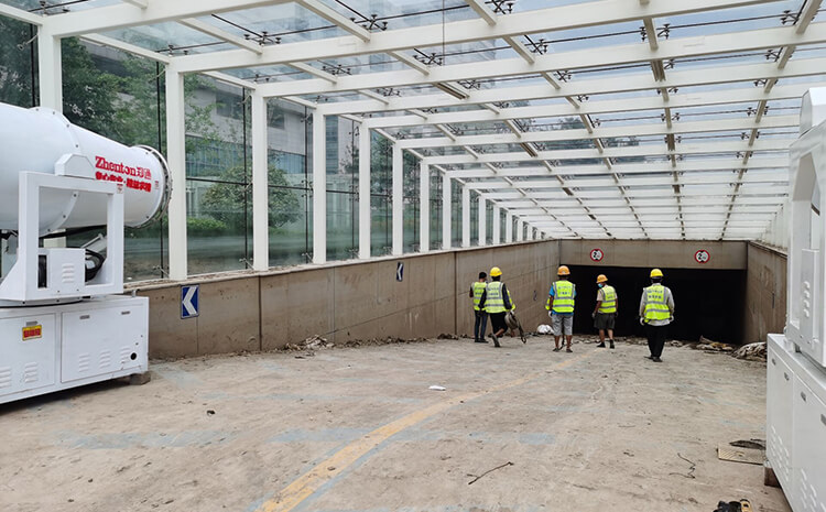 雾炮机风筒结构对除尘效果有影响吗？