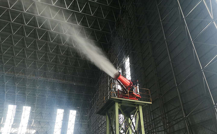 全自动除尘雾炮机可用作煤场降尘吗？