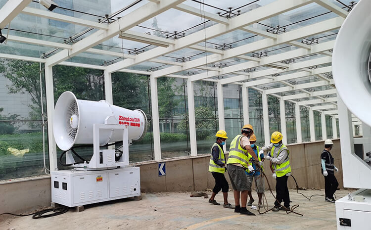 雾炮机设备适合在城市隧道的建设中使用吗？