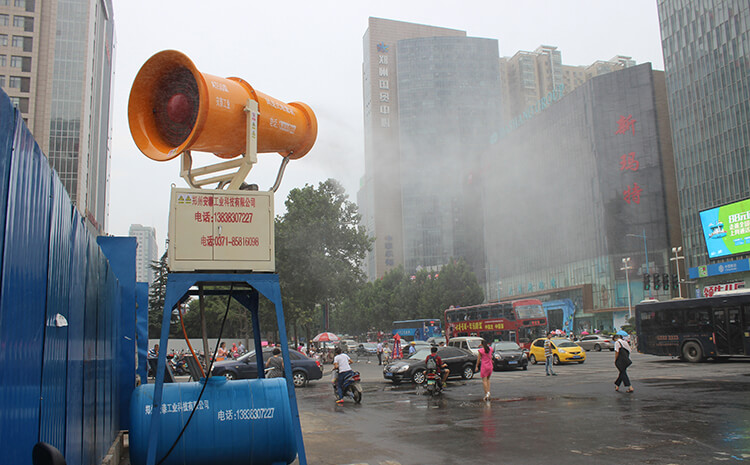新型车载式雾炮机如何进行安装使用？