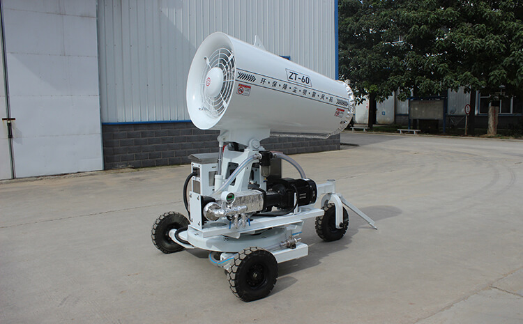 郑通雾炮机厂家的建筑工地用雾炮机除尘效果怎么样？