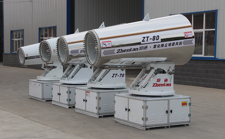 车载雾炮机粉尘治理原理是什么？除降尘外还有什么其他功效？