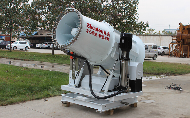 雾炮机如何正确的操作停机？