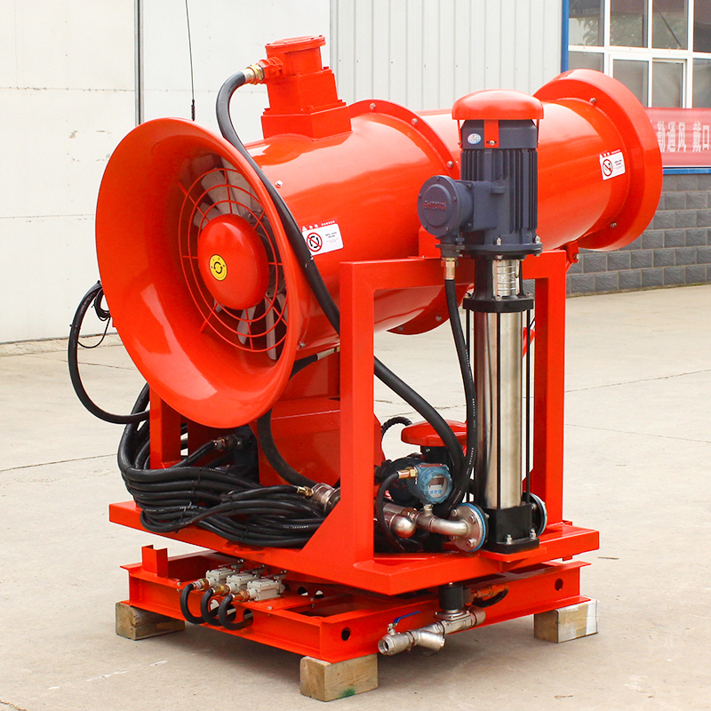 固定式除尘雾炮机粉尘治理效果怎么样？