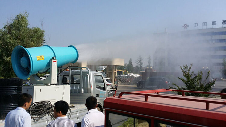 雾炮机的雾化水量小是什么原因致使的？如何解决？