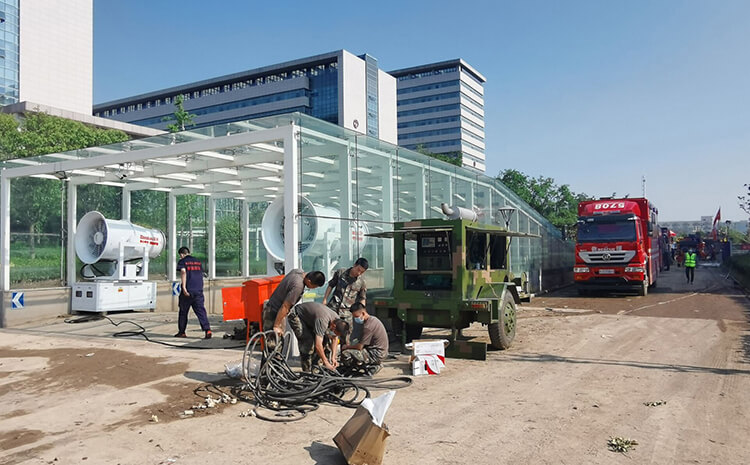 除尘雾炮机可用于隧道除尘吗？