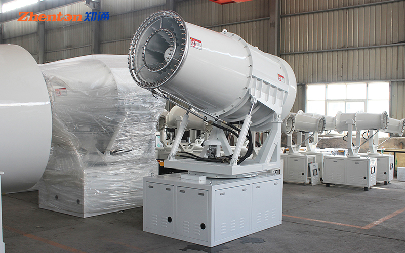 环保雾炮机的扇叶有什么作用？设备降尘效果好吗？