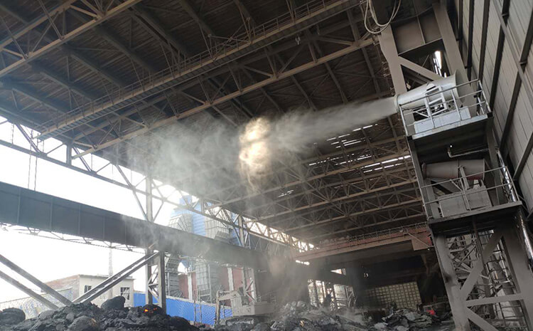 防爆雾炮机为什么适用于煤场降尘？