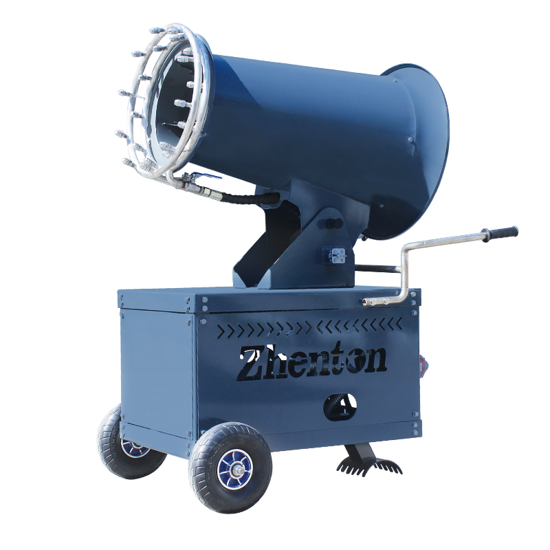 移动式远程炮雾机怎么用？河南郑通雾炮厂家告诉您！