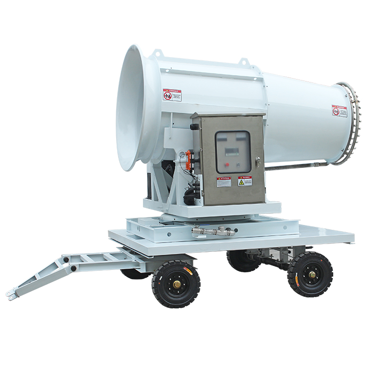 拖车环保雾炮机在城市道路应用的好处