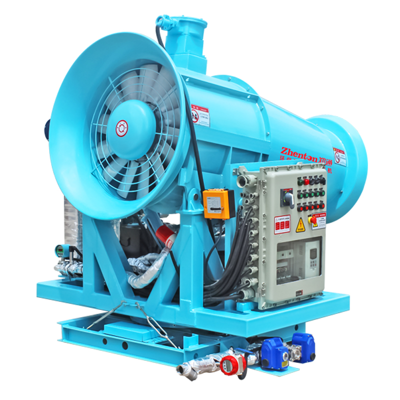 雾炮机如何实现自动喷雾？