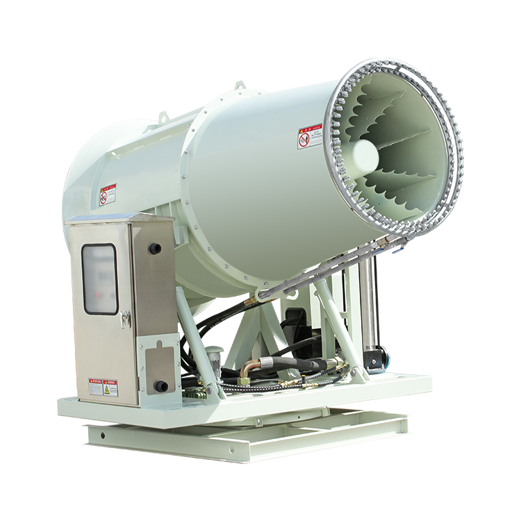 炮雾机如何实现上下左右旋转？